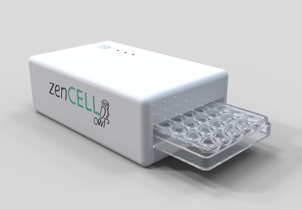zenCELL Scratch Maker device — light-based photonic scratch system